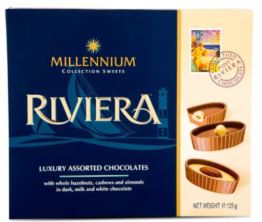 1x 125g pralinky MILLENIUM Riviera