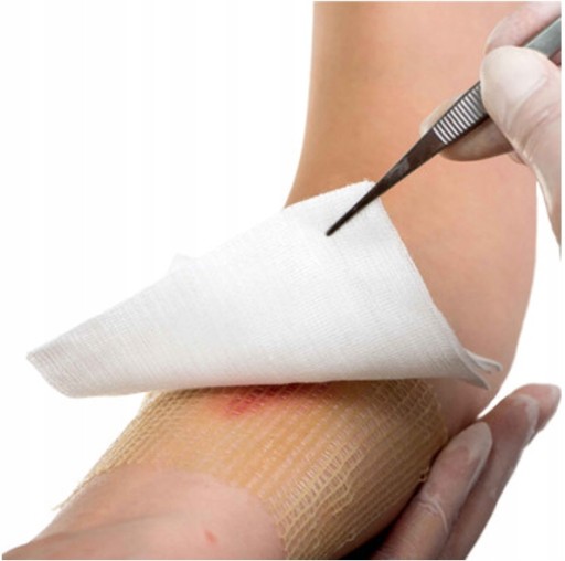 STERILNÝ KOMPRES Z BAVLNY MERKY 10cmx10cm 8 vrstiev 17 nití 1PC MaiMed
