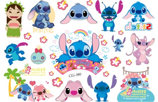 Umývateľné tetovania LILO a STITCH CG380 pre deti