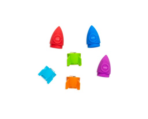 Eraser + Sharpener 2v1 ROCKETS Ooly Extendable Colorful 1ks