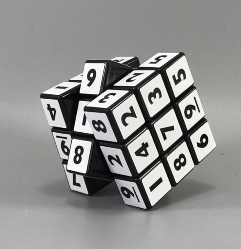 SPEED CUBE sudoku kocka - BIELY DARČEKOVÝ GADGET