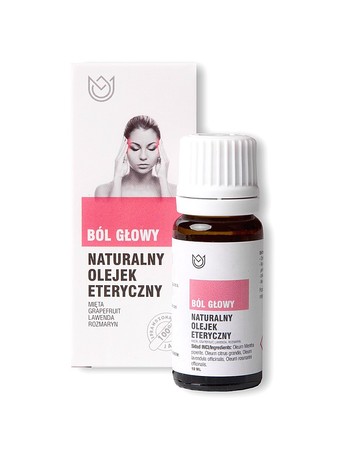 Prírodné arómy olej na bolesť hlavy 100% 10ml