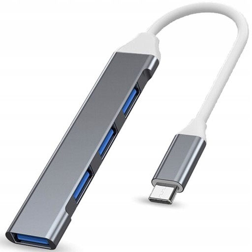 USB HUB TYP C 3.0 PORTOVÝ ROZDELOVACÍ ADAPTÉR 4xUSB