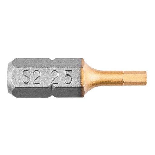 Skrutkovacie bity HEX 2,5 x 25 mm, 2 ks.