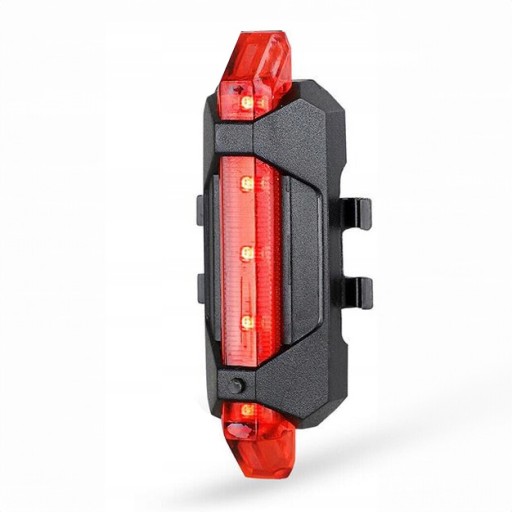 PREDNÁ + ZADNÁ LED BICYKELOVÁ LAMPA NA BICYKEL, RIADKA, NABÍJACIE USB