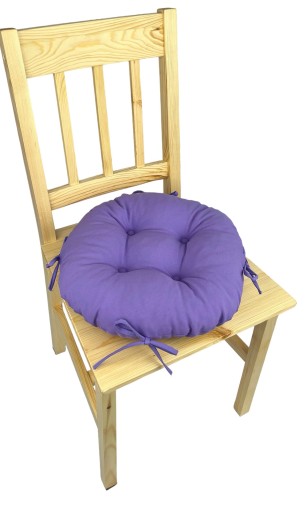 Vankúš na stoličku, 35 cm, svetlofialový CIRCLE