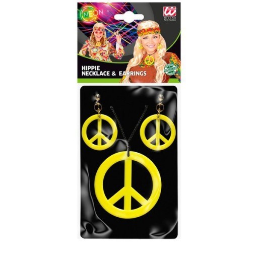 PACIFIC ŠPERK YELLOW HIPPIE PRÍvesok + NÁUŠNICE