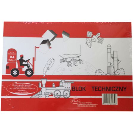 TECHNICKÝ BLOK A4 190g 10 LIST PROTOS MIX 1 ks