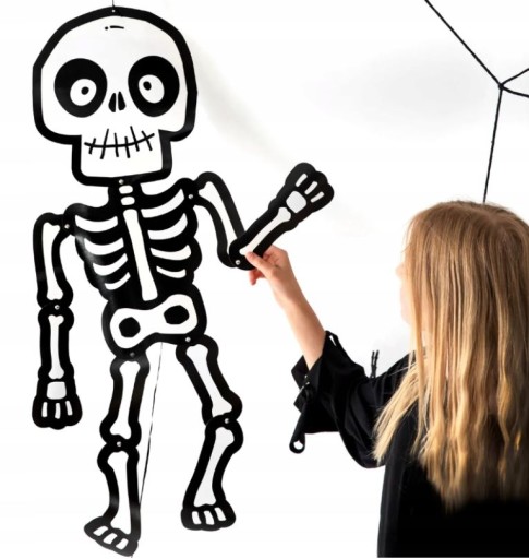 KOSTRA HALLOWEENSKÉ DEKORÁCIE DIY 85cm