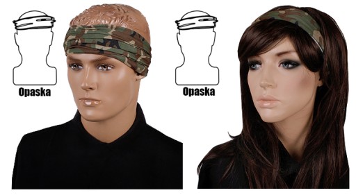 Multifunkčná ochranná šatka Mil-Tec woodland camo bandana