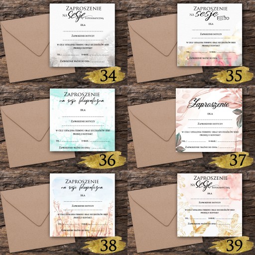 VOUCHERS Pozvánky na fotenie