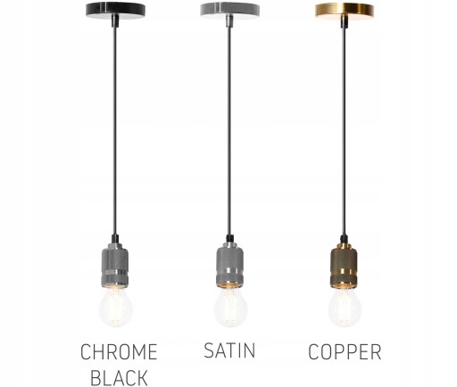 STROPNÉ ZÁVESNÉ LAMPY, LUSTER, FARBY, LAMPA E27