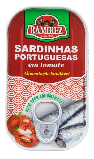 Portugalské sardinky v paradajkovej omáčke 125g Ramirez