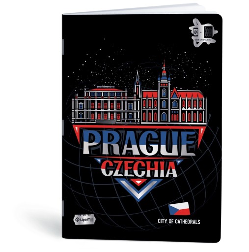 Notebook A4 mriežka 40k Cities lak MarMar