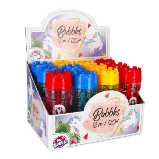 MEGA CREATIVE Mydlové bubliny 120ml Jednorožec /12