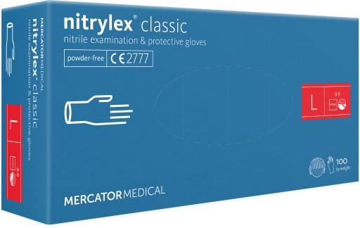 Nitrylex Classic Nitrilové rukavice 100 ks L