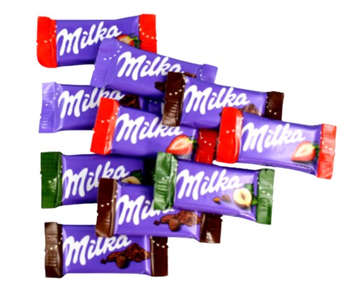 Milka Naps sada čokoládových sladkostí 10 ks darčekový mix k narodeninám