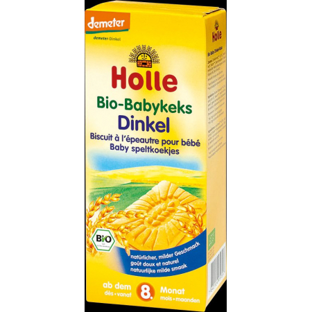 Holle Špaldové ovocné koláčiky pre deti 8m 150g
