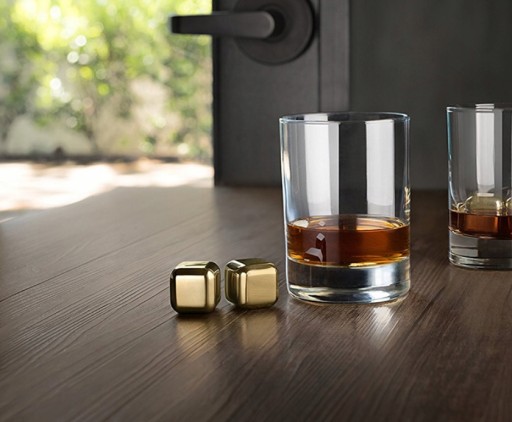 Zlatá kocka ľadu, zlaté kocky, 1 ks whisky, whisky do nápojov