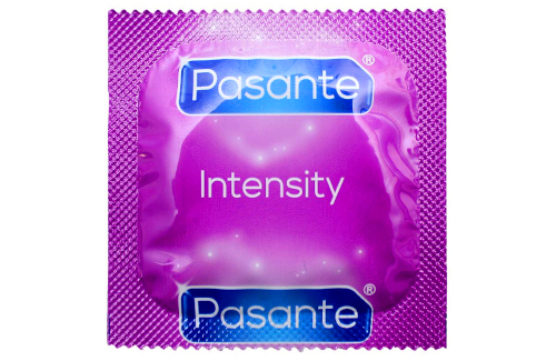 PASANTE INTENSITY kondómy 10 ks vrúbkované výstupky pre zvýšenie orgazmu