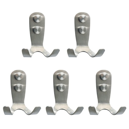 4x VEŠIAK NA NÁBYTOK HÁK 2 mm nerez