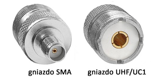 RF adaptér SMA/gn-UHF/UC1/gn 50Ohm