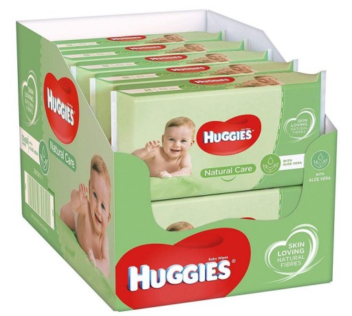 Huggies Natural Care vlhčené obrúsky 56 ks.