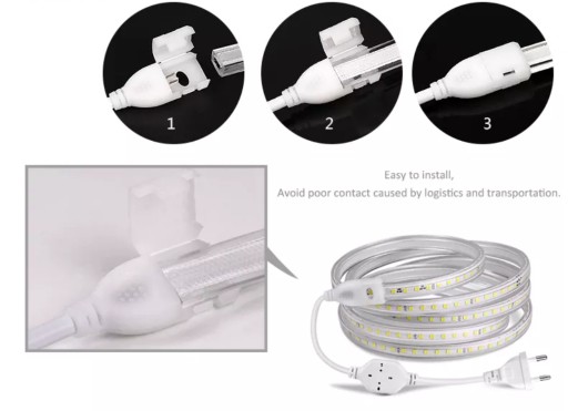 LED PÁS 120LED 12W/1mb IP68 Cold STRONG