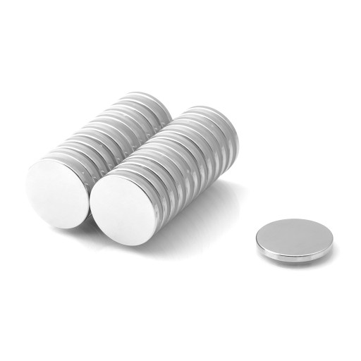 Cylindrický neodymový magnet MW 25x2,5 N38 - Akcia