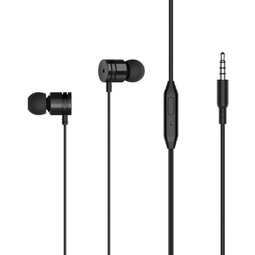 Káblové slúchadlá do uší s 3,5 mm jack mikrofónom pre váš telefón