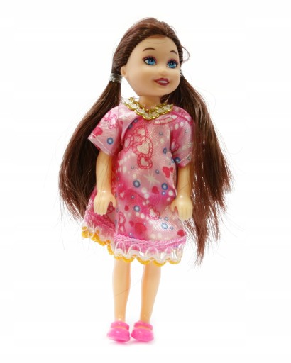BÁBIKA + ZRKADLO 14cm MINI BÁBIKA S RÔZNYM OBLEČENÍM