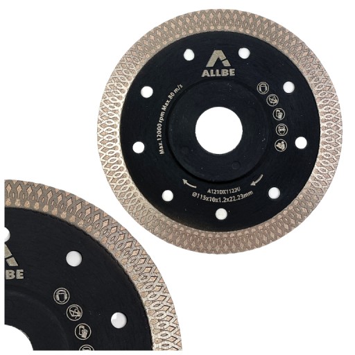 DIAMANTOVÝ DISK NA keramiku 115X1,2X10X22,2MM ALLBE