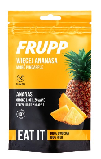 ANANÁS lyofilizované ovocie lyofilizované 15g FRUPP