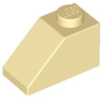 LEGO 3040 DRÁŽKOVÉ KROVICE 2x1 piesok (9g) 12 ks.