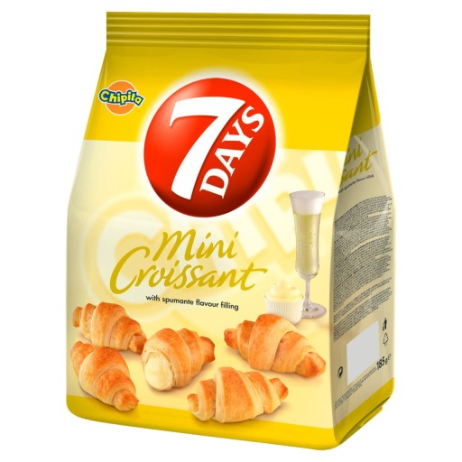 7 Days Mini Croissant s náplňou s príchuťou spumante 185 g