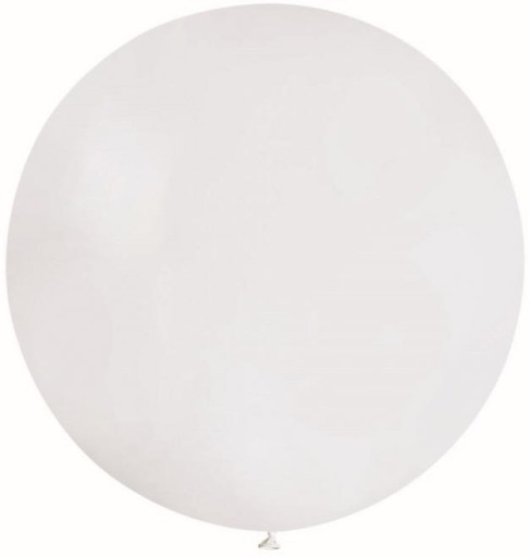 Balón PASTELOVÁ loptička GIANT Giant Boho WHITE Communion Wedding Wedding 80cm