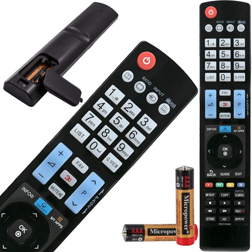 DIAĽKOVÉ OVLÁDANIE PRE LG TV UNIVERSAL HD/UHD/4K/3D/SMART