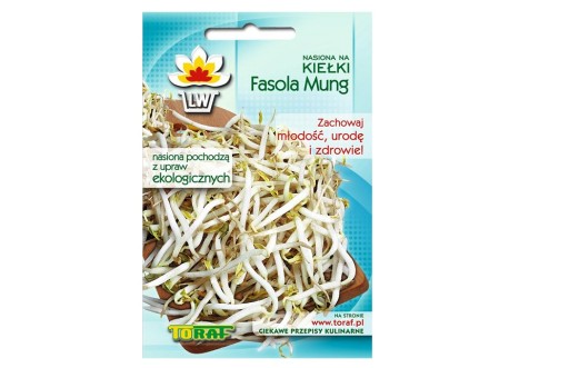 MUNG FAZUĽA NA KLÍČKY 50G RAŠELINOVÉ SEMIENKY NA KLÍČKY