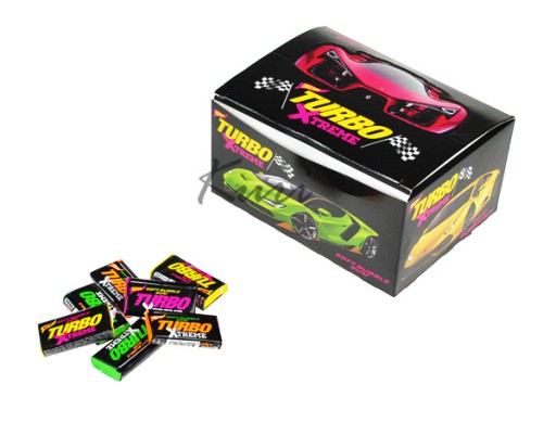 Extreme Turbo Bubble Gum 100 ks