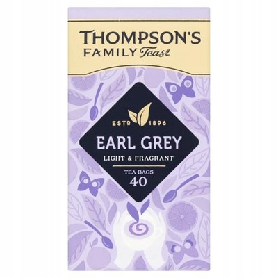 Thompson Family Tea Earl Grey 40 ks.