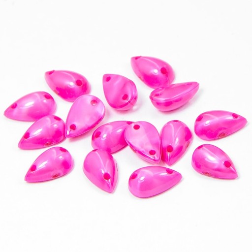 Štrasové kamienky na šitie akrylové kvapky 10x6x4mm 20 ks