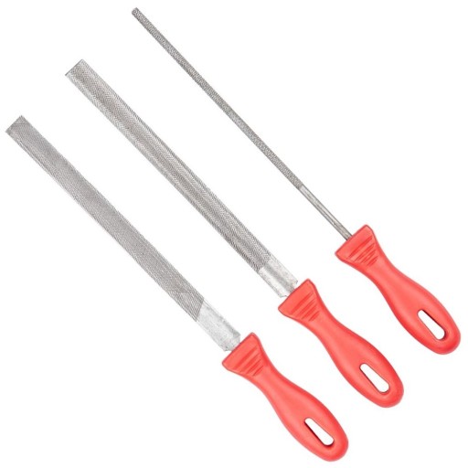 Sada 3x brúsnych pilníkov na kov Top Tools