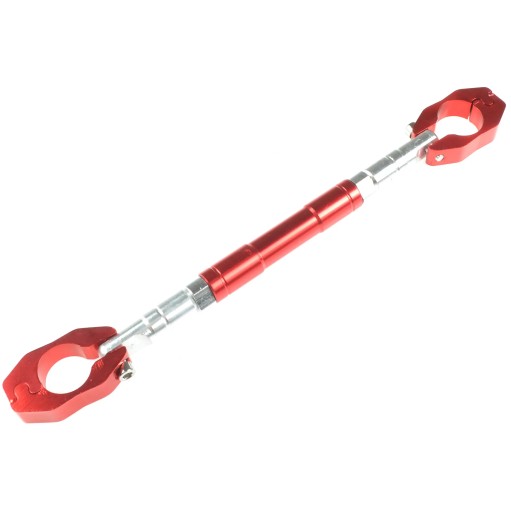 Červená hliníková vzpera riadidiel pre 22mm riadidlá Racing Force