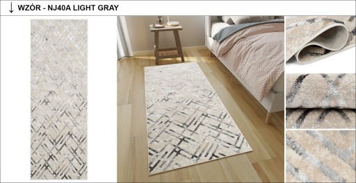CRYSTAL koberec 70 cm lesklý moderný módny mäkký rôzne vzory