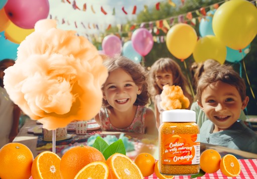CUKOR NA PLÁVANIE CUKROVINY 400g pomaranč