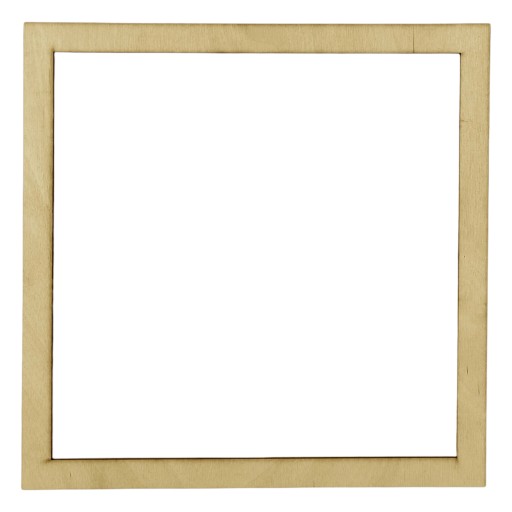 Základňa Macrame Obruč z preglejky 1 ks Štvorec 23 cm