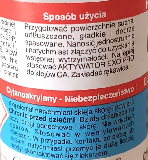 Kyanoakrylátové lepidlo na lepenie 3D odtlačkov 20g