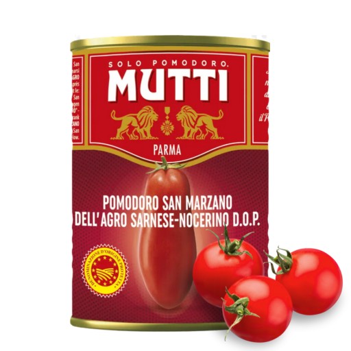 Mutti talianske paradajky San Marzano celé, bez šupky, v omáčke 400g