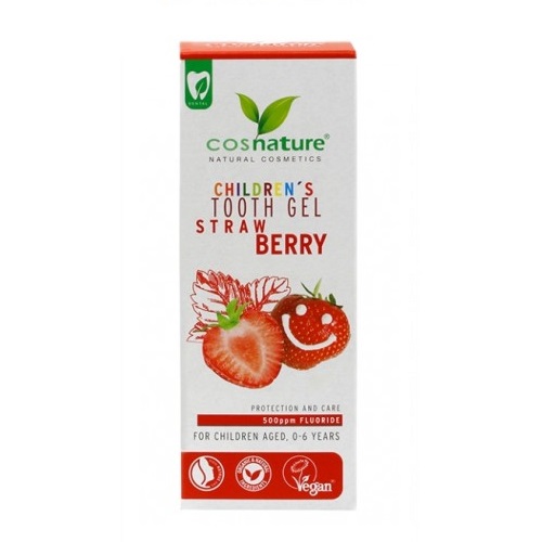 Zubná pasta Cosnature Strawberry gél pre deti
