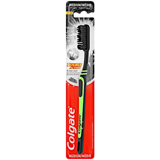 COLGATE DVOJÚČINNÁ STREDNÁ KEFA NA UHLÍK